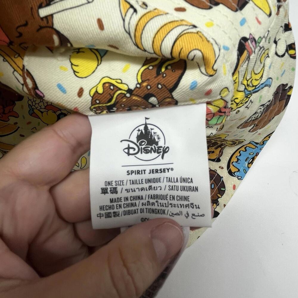 Disney Parks Eats Food Icons Churro Reversible Spirit Jersey Bucket Hat - NEW! - Picture 6 of 6